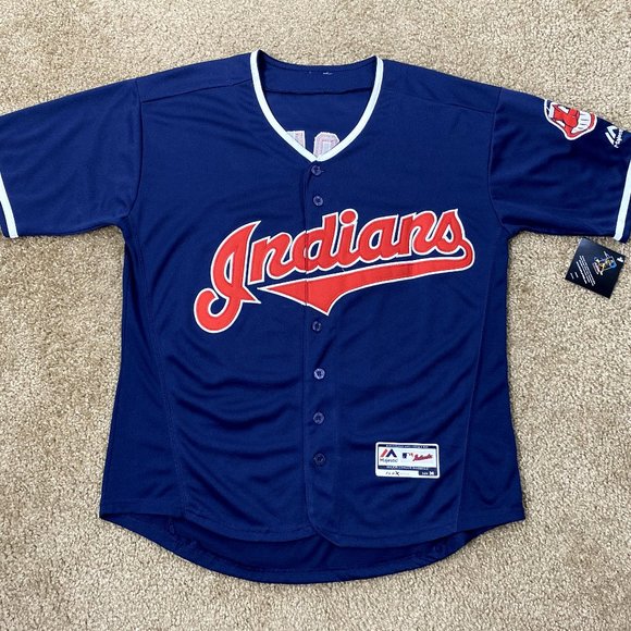 CLEVELAND INDIANS #25 Jim THOME Jersey Sewn Numbers & Logos BLUE - Picture 7 of 8